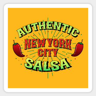 New York City Salsa Sticker